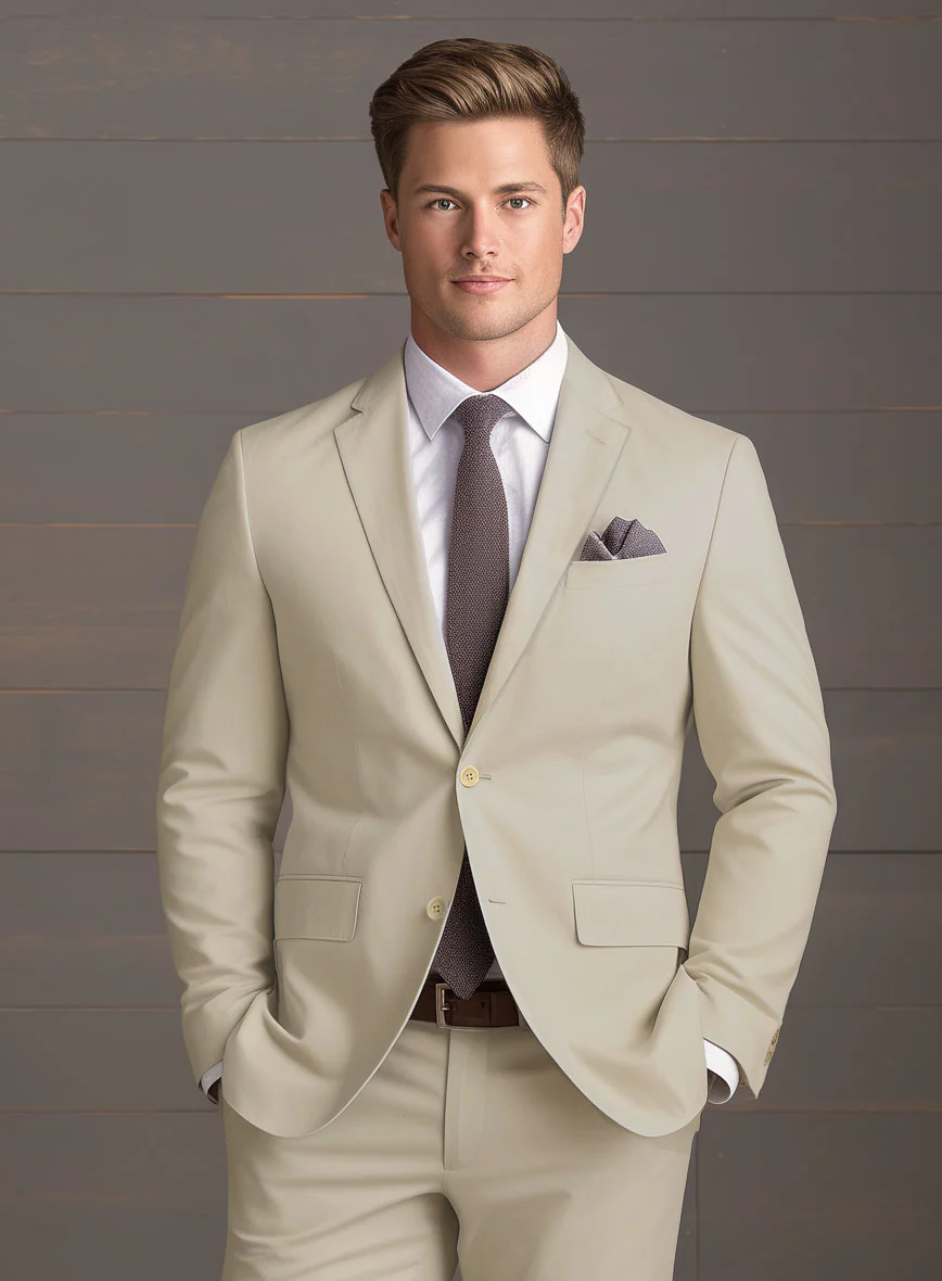 Army Khaki Stretch Chino Jacket - Image 2