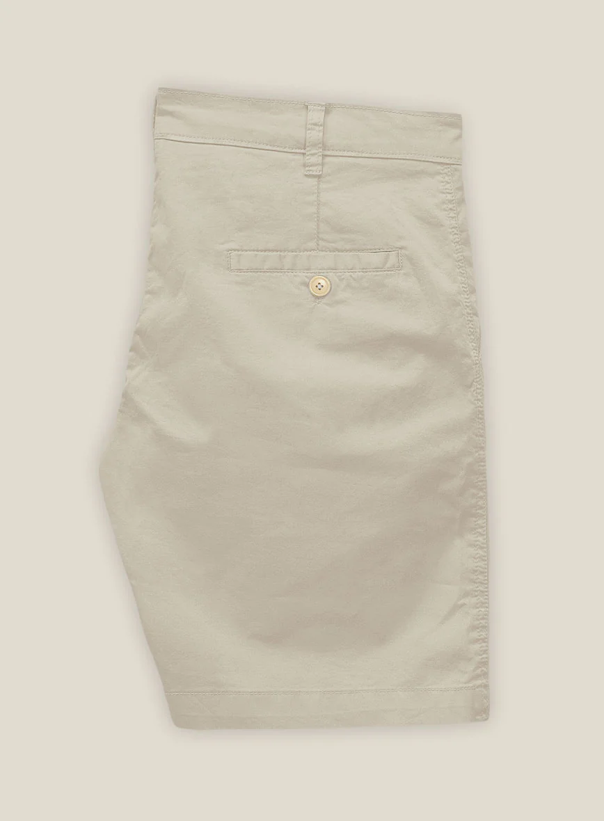 Army Khaki Stretch chino Shorts - Image 3