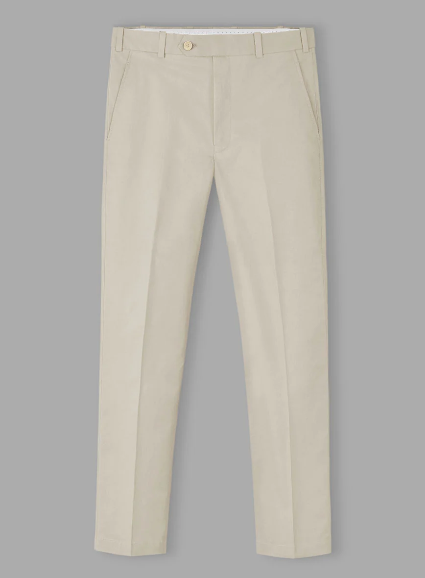 Army Khaki Stretch Chino Suit - Image 6