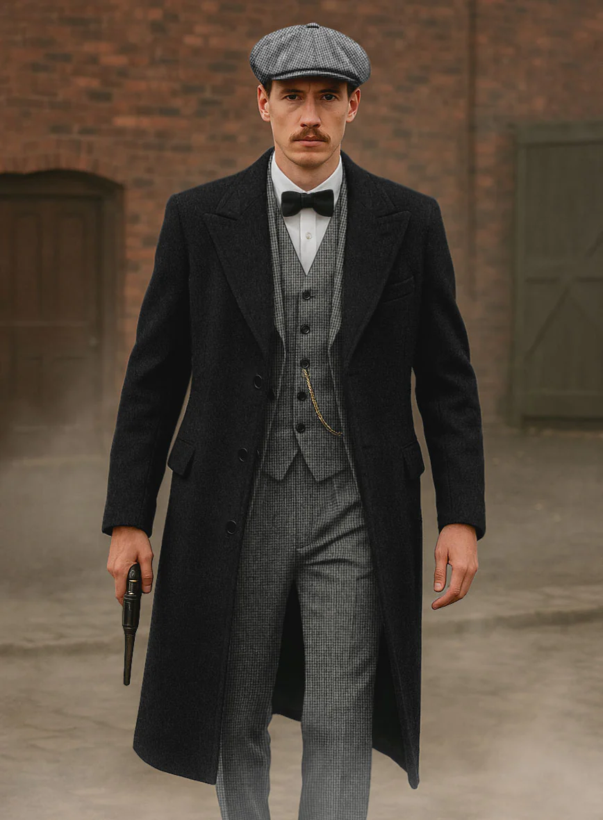 Arthur Shelby Peaky Blinders Gray Tweed Suit - Image 2
