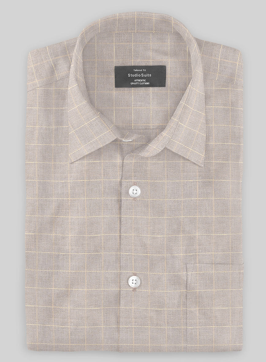 Beaver Checks Linen Shirt