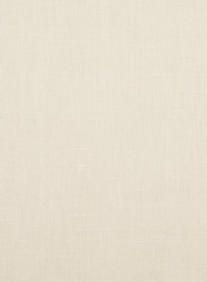 Beige Cotton Linen Shirt - Image 2