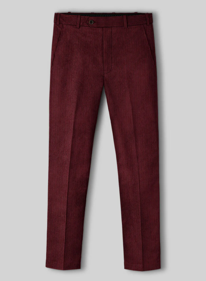 Berry Wine Corduroy Pants