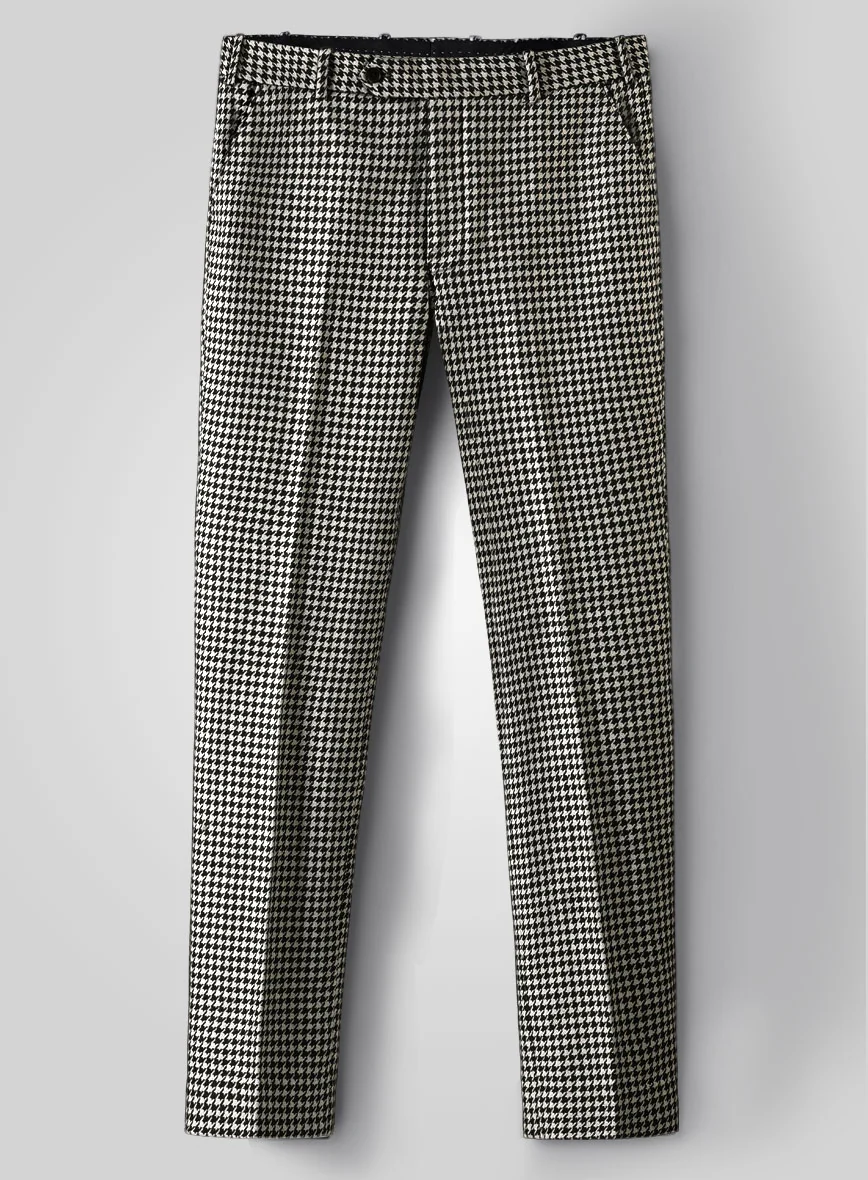 Big Houndstooth BW Tweed Suit - Image 6