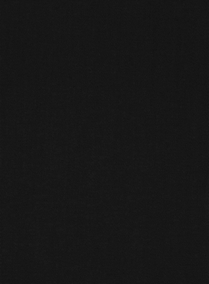 Black Chino Double Breasted Jacket - Image 4