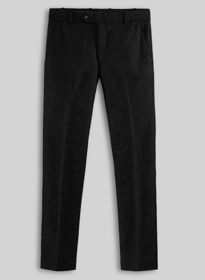 Black Heavy Tweed Suit - Image 7