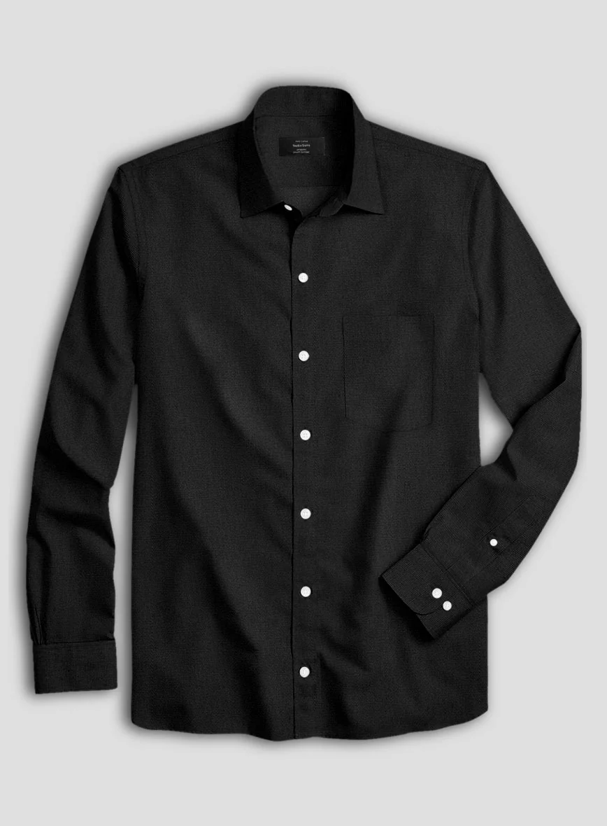 Black Poplene Shirt - Image 3