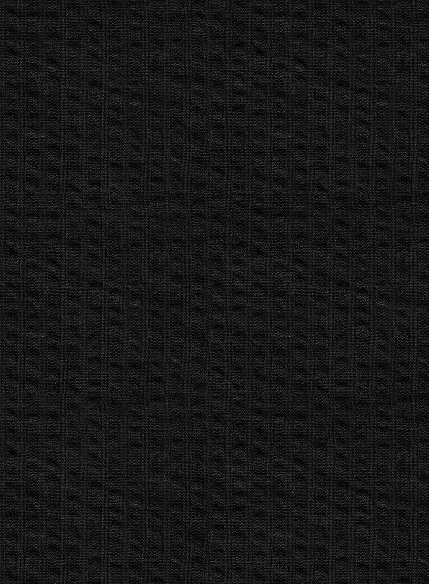 Black Seersucker Pants - Image 4