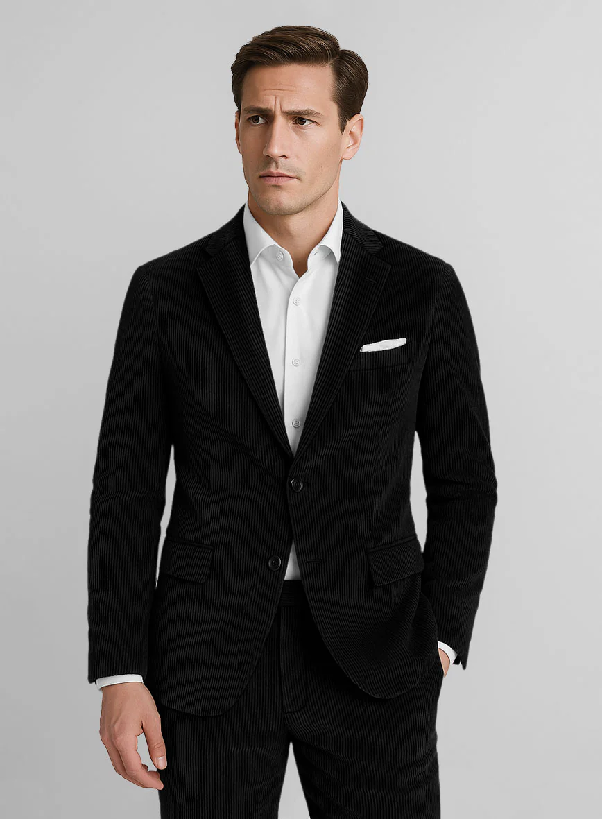 Black Corduroy Suit - Image 3