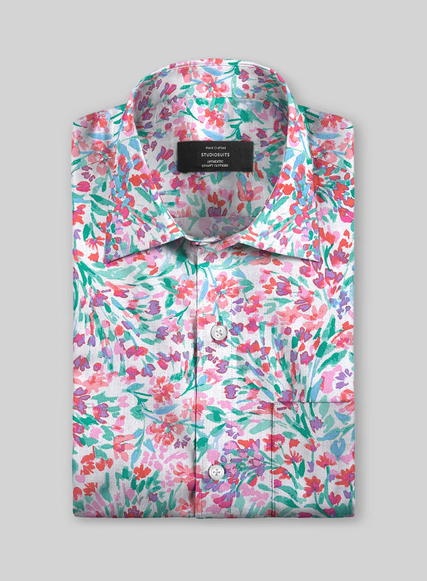Botani Burst Cotton Shirt