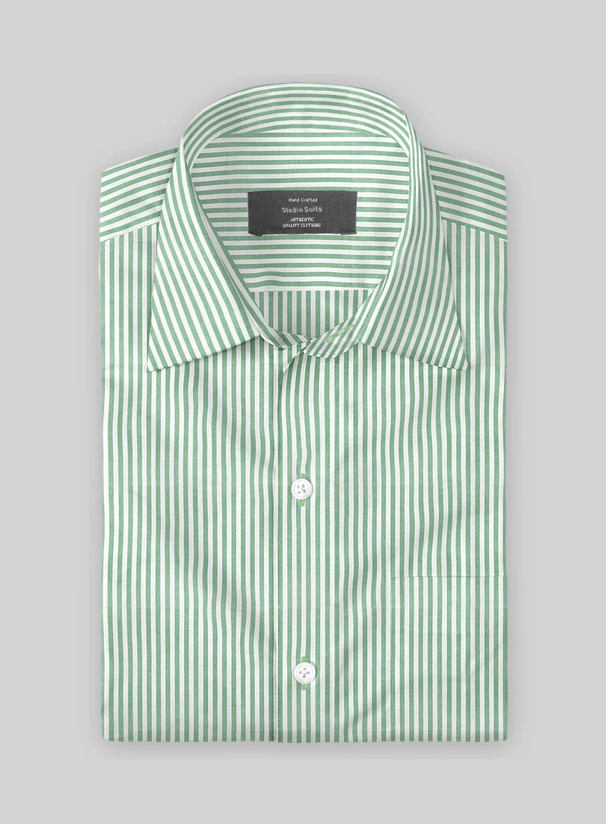 Botanic Stripe Cotton Shirt