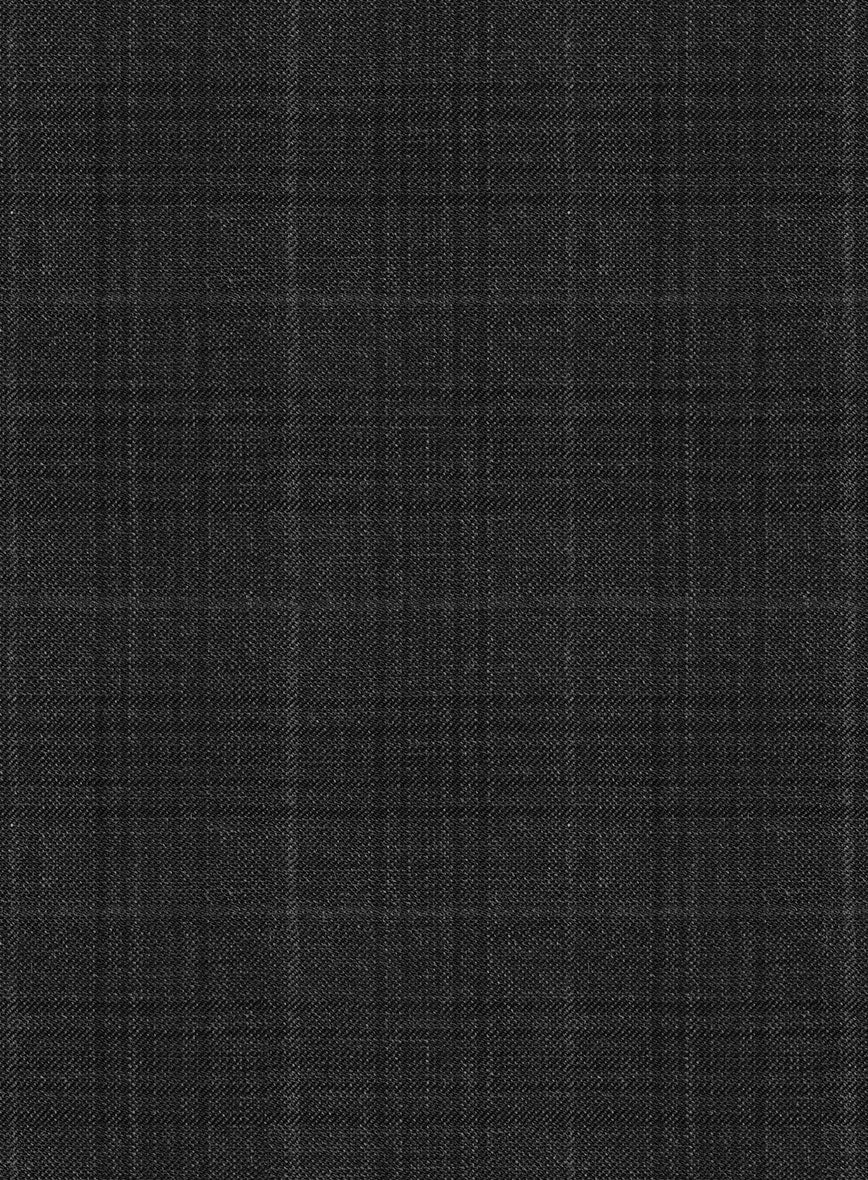 Bristol Alvaro Charcoal Checks Pants - Image 3