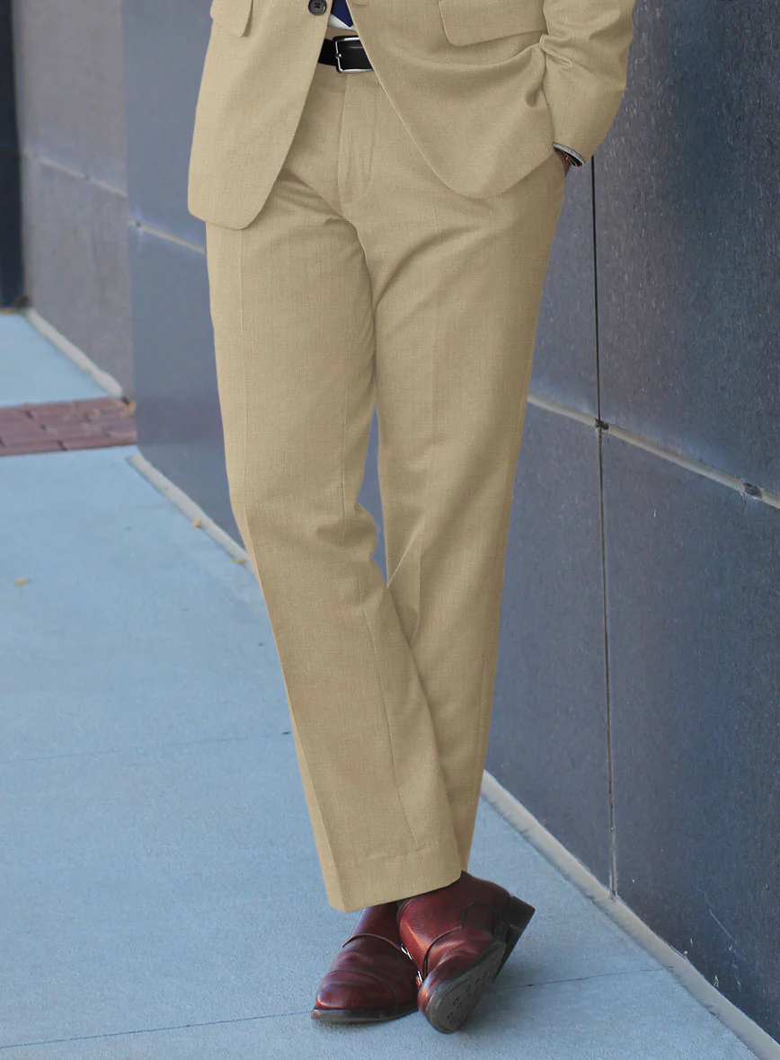 Bristol Beige Wool Suit - Image 4