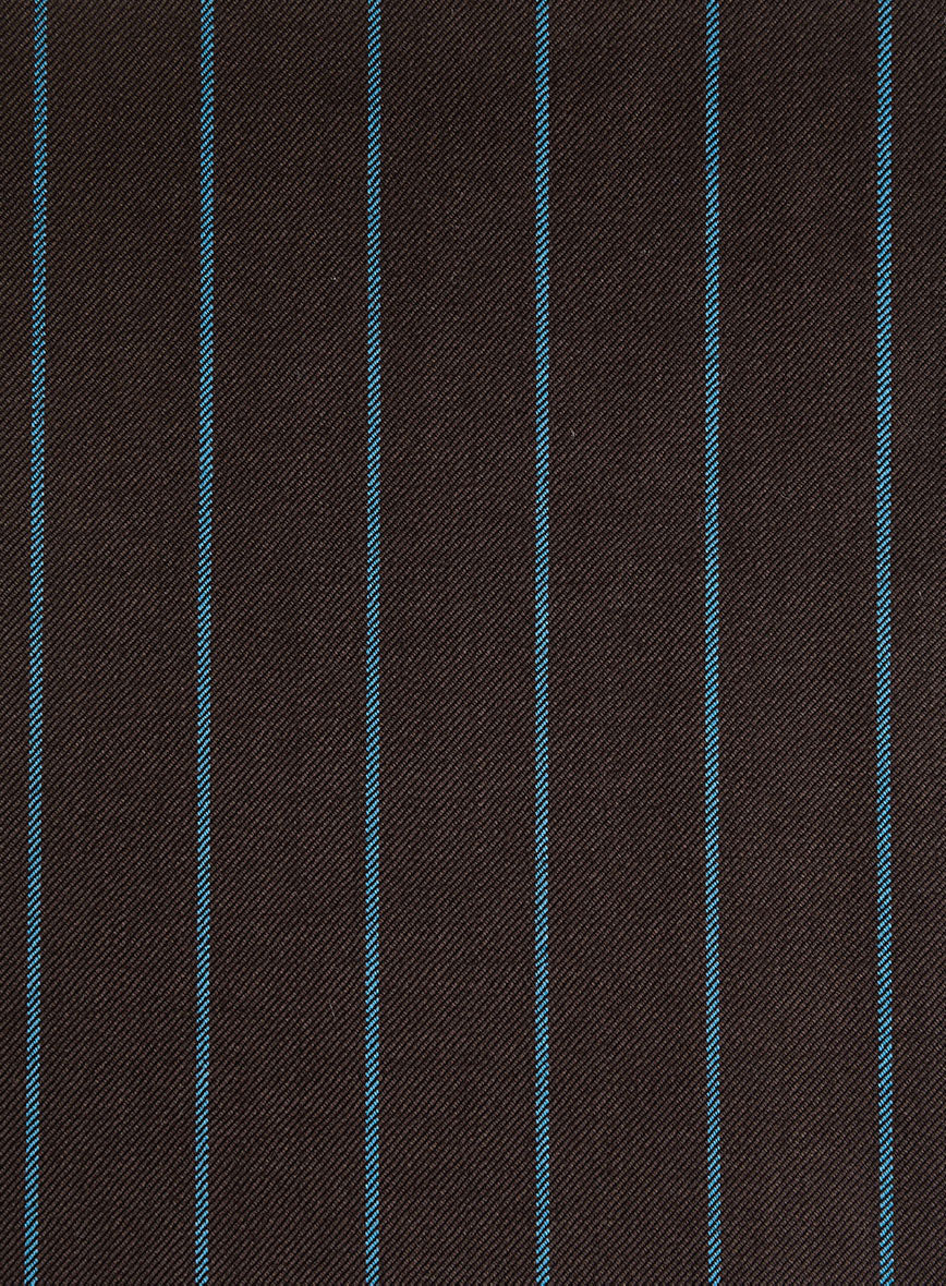 Bristol Brown Rope Stripe Suit - Image 6