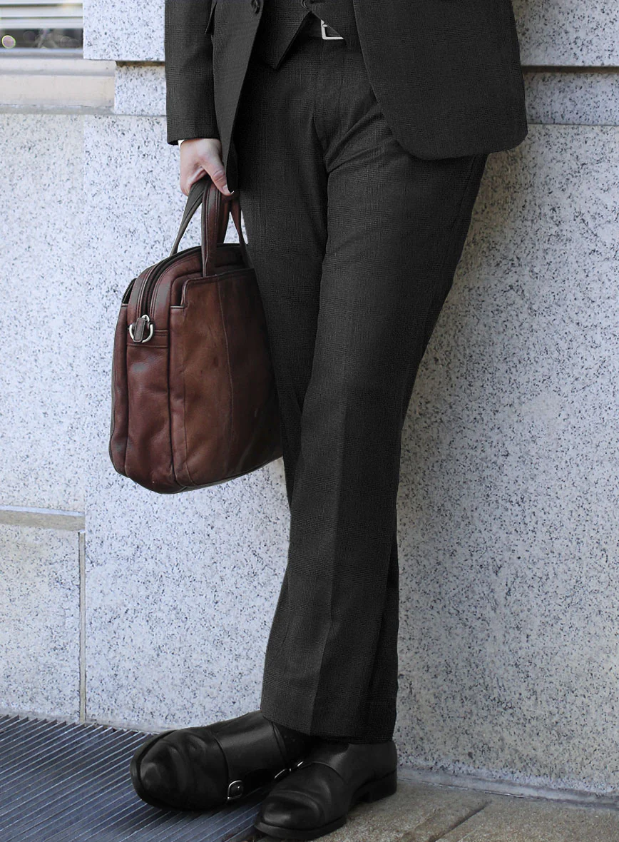 Bristol Classic Gray Checks Suit - Image 4