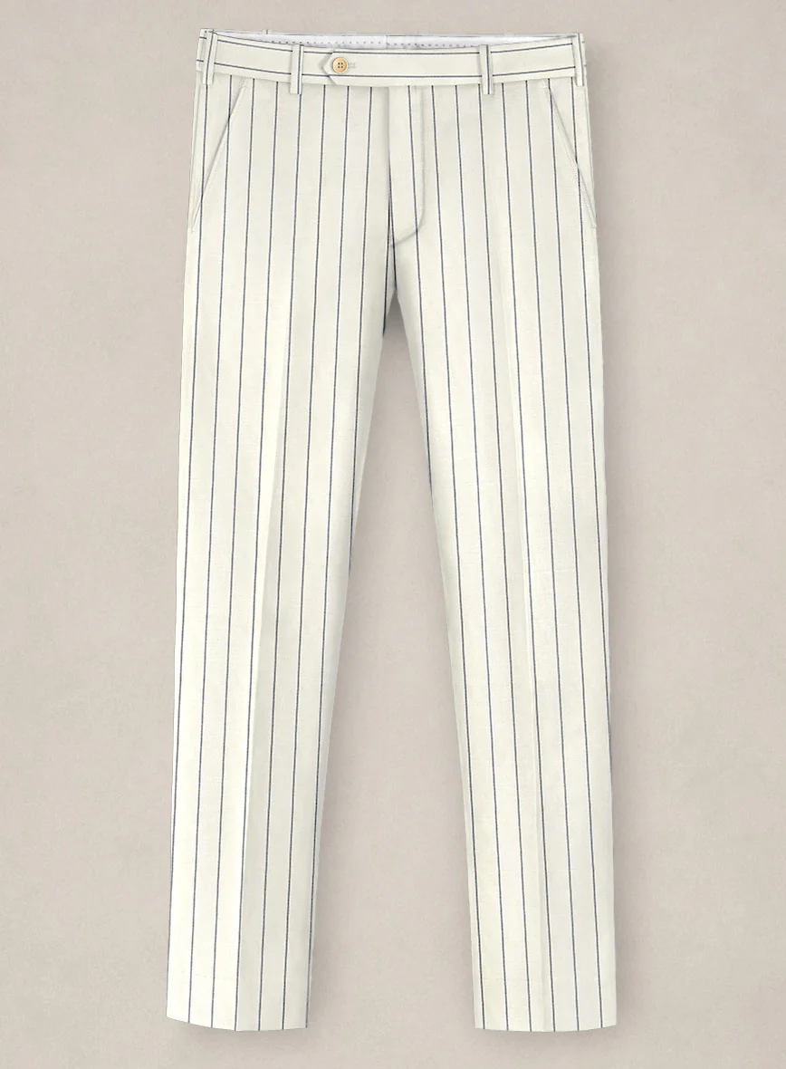 Bristol Cream Rope Stripe Suit - Image 4