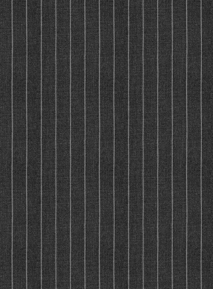 Bristol Gray Rope Stripe Suit - Image 6