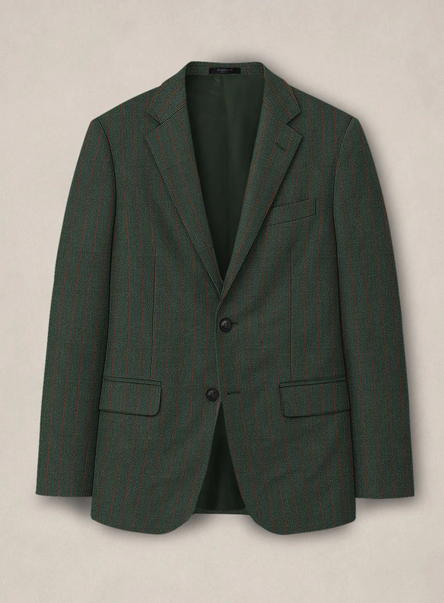 Bristol Green Rope Stripe Jacket