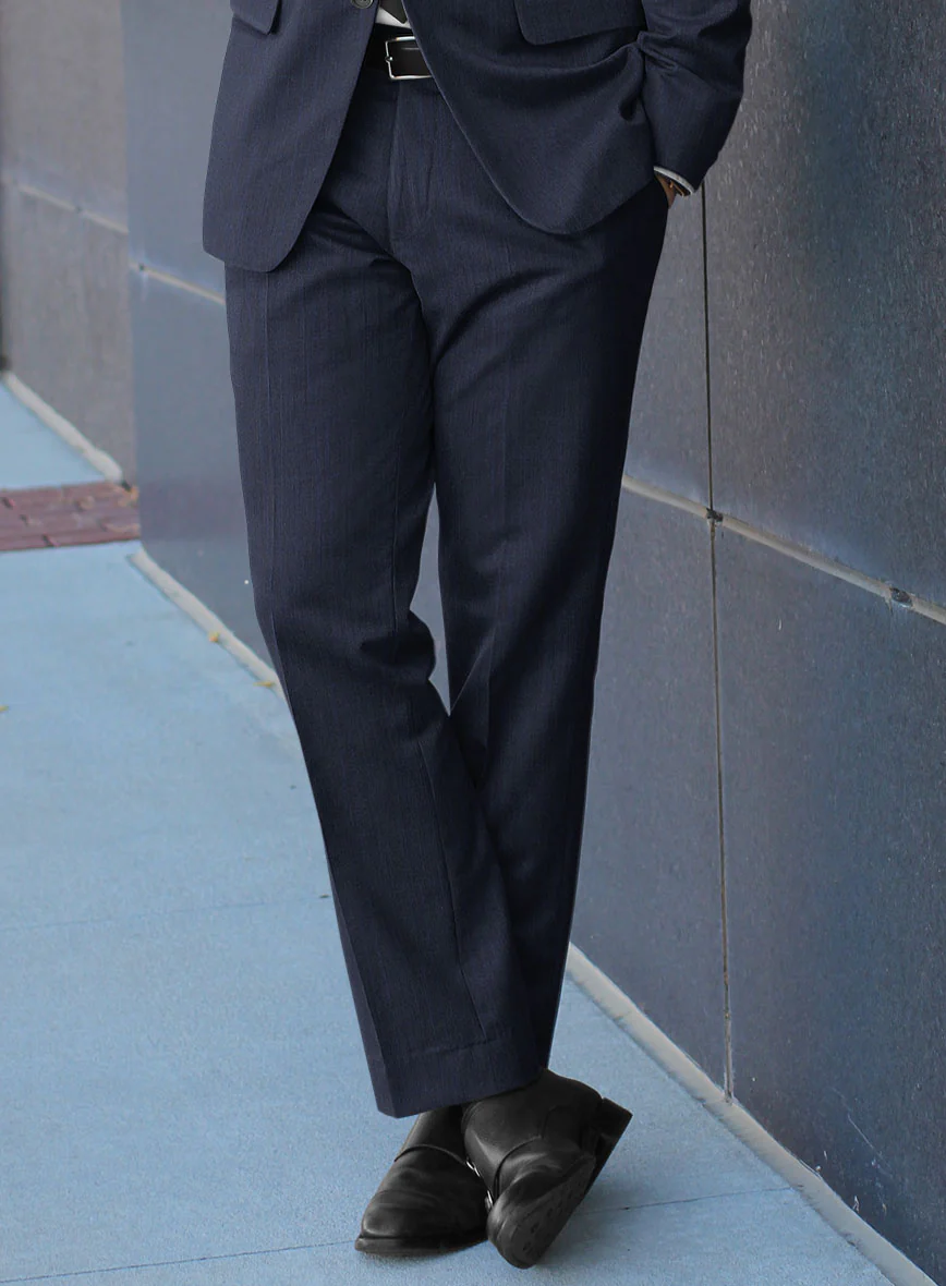 Bristol Munzio Blue Checks Pants - Image 2