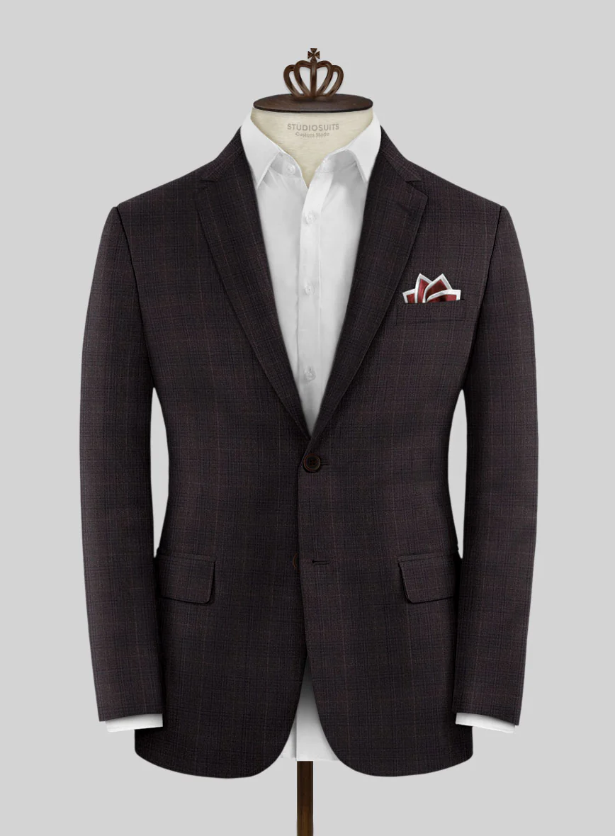 Bristol Rosalia Purple Checks Jacket