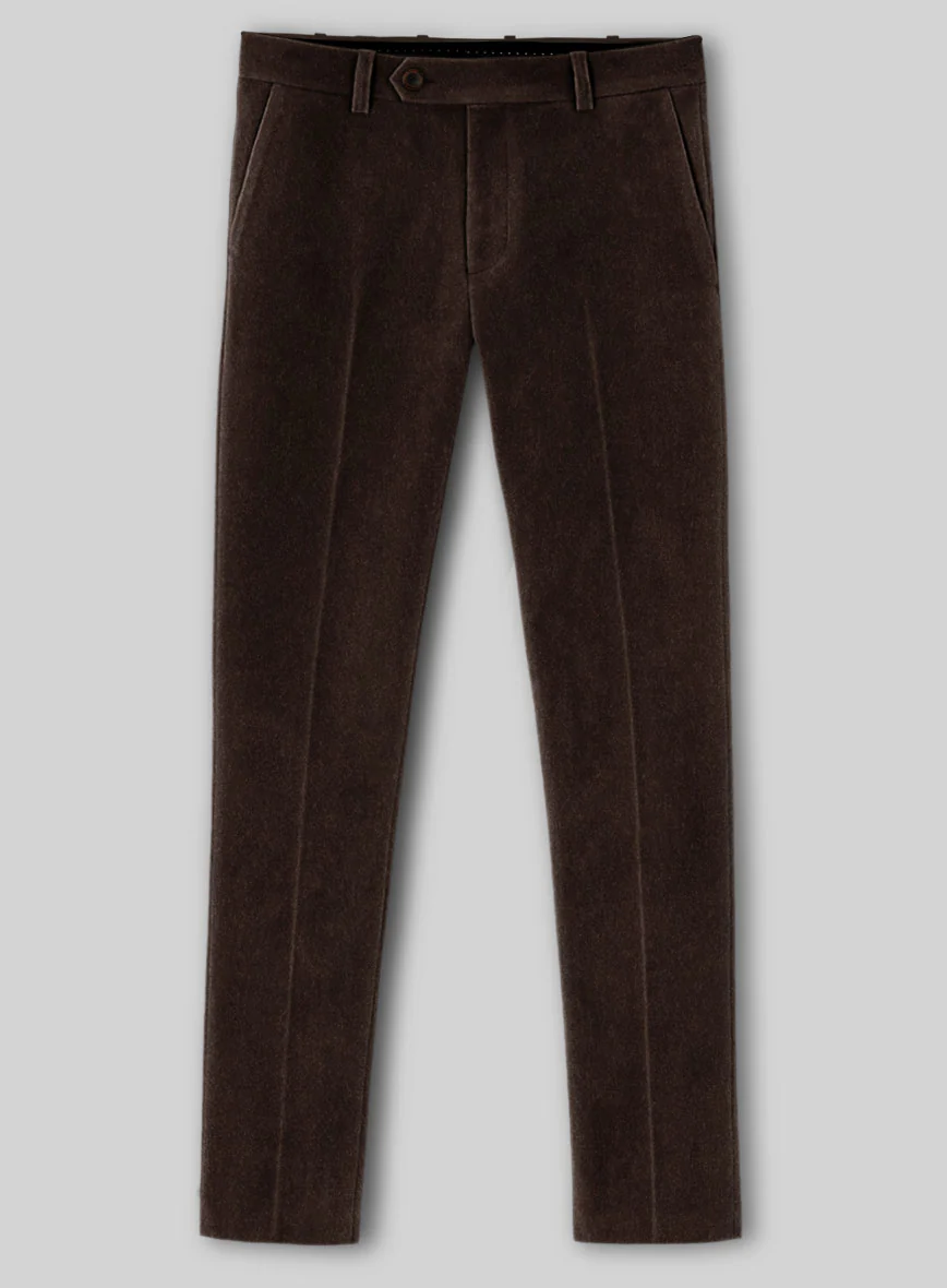 Brown Velvet Pants - Image 2