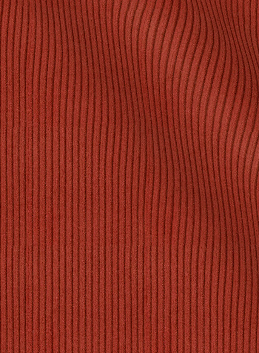 Burnt Sienna Corduroy Double Breasted Suit - Image 6
