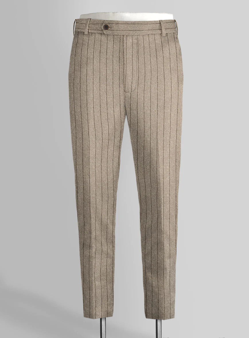 Caccioppoli Acabel Brown Wool Pants - Image 2