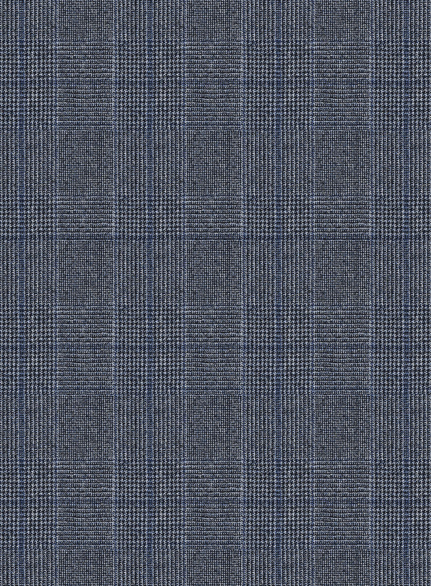 Caccioppoli Carpa Glen Blue Wool Suit - Image 6