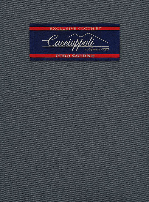 Caccioppoli Cotton Drill Gray Jacket - Image 2