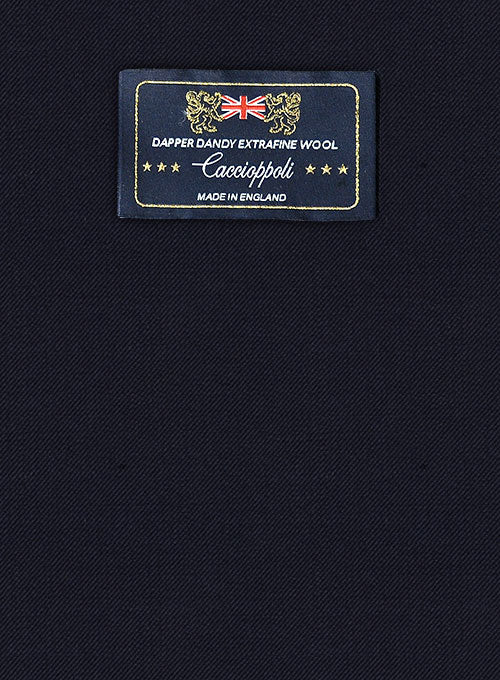 Caccioppoli Dapper Dandy Arber Navy Blue Wool Suit - Image 2