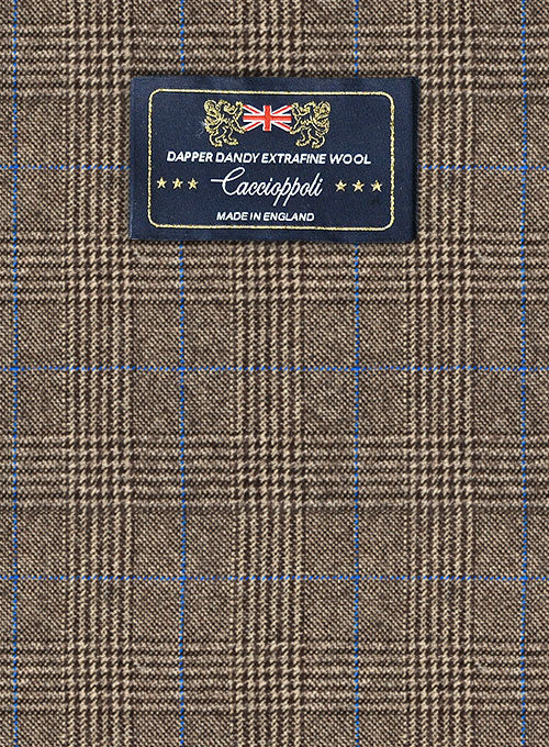 Caccioppoli Dapper Dandy Dicanno Brown Wool Jacket - Image 2