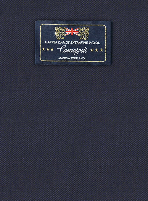 Caccioppoli Dapper Dandy Duffon Blue Wool Pants - Image 7