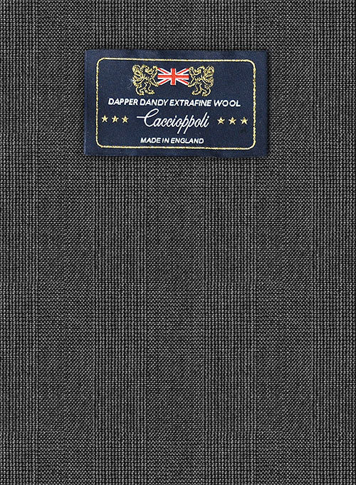Caccioppoli Dapper Dandy Gloris Gray Wool Suit - Image 2