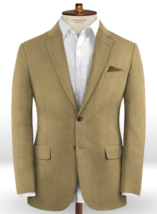 Caccioppoli Dapper Dandy Madici Moss Green Wool Jacket
