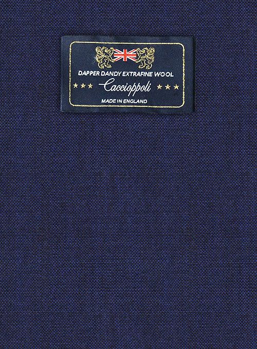 Caccioppoli Dapper Dandy Olierr Blue Wool Jacket - Image 2