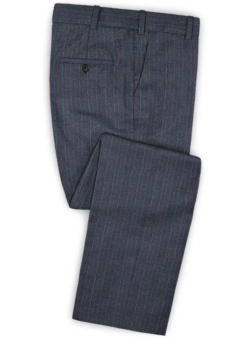 Caccioppoli Dapper Dandy Ortego Indigo Blue Wool Suit - Image 4