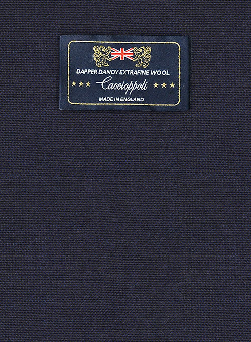 Caccioppoli Dapper Dandy Pabio Dark Blue Wool Suit - Image 2