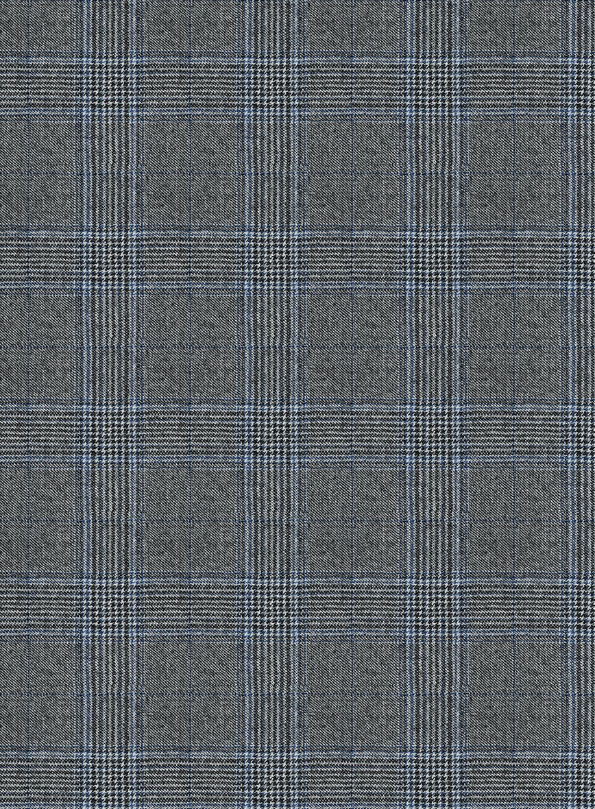 Caccioppoli Fina Gray Wool Pants - Image 3