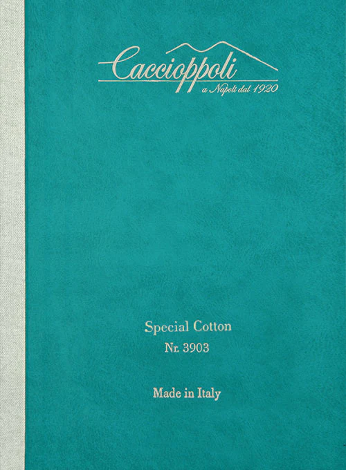 Caccioppoli Herringbone Solar Tan Cotton Pants - Image 3