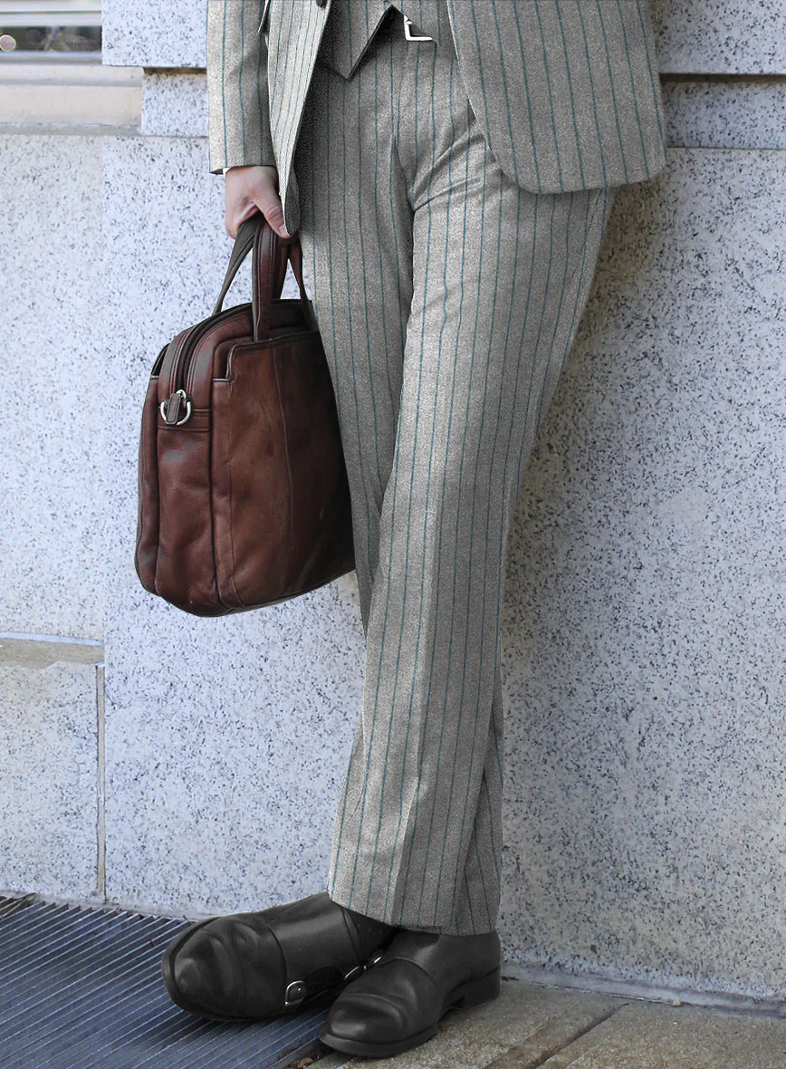 Caccioppoli Jimena Gray Wool Suit - Image 5
