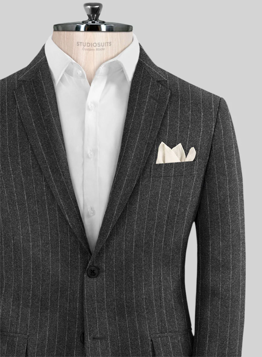 Caccioppoli Oenli Dark Gray Wool Jacket - Image 2