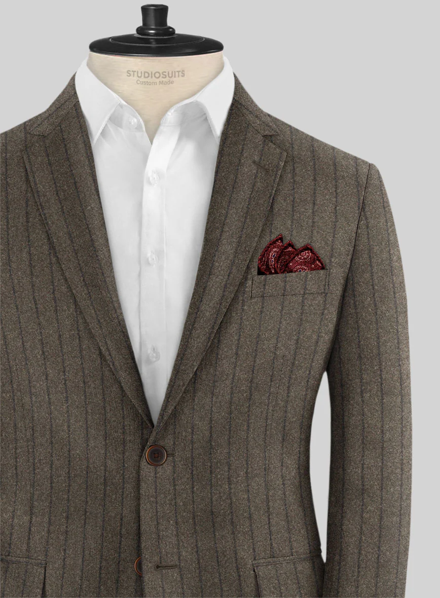 Caccioppoli Posa Dark Brown Wool Jacket - Image 2