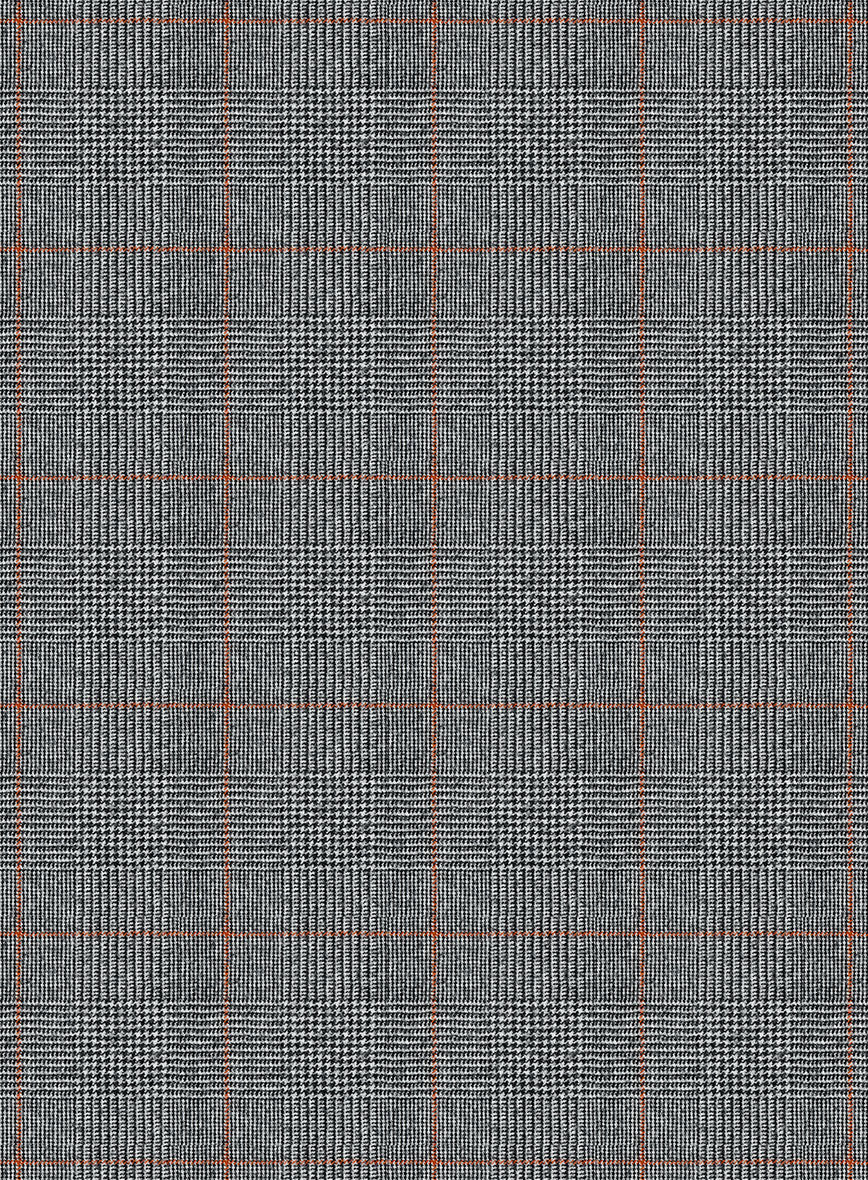 Caccioppoli Rarco Glen Gray Wool Pants - Image 3