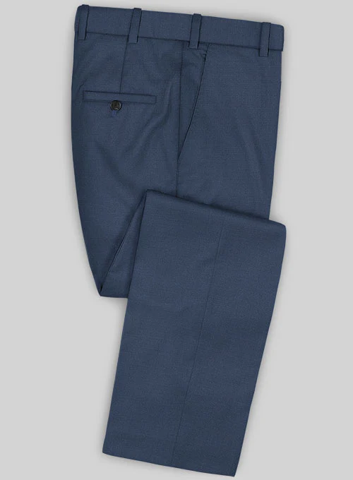 Caccioppoli Sun Dream Amango Flat Blue Wool Silk Suit - Image 4