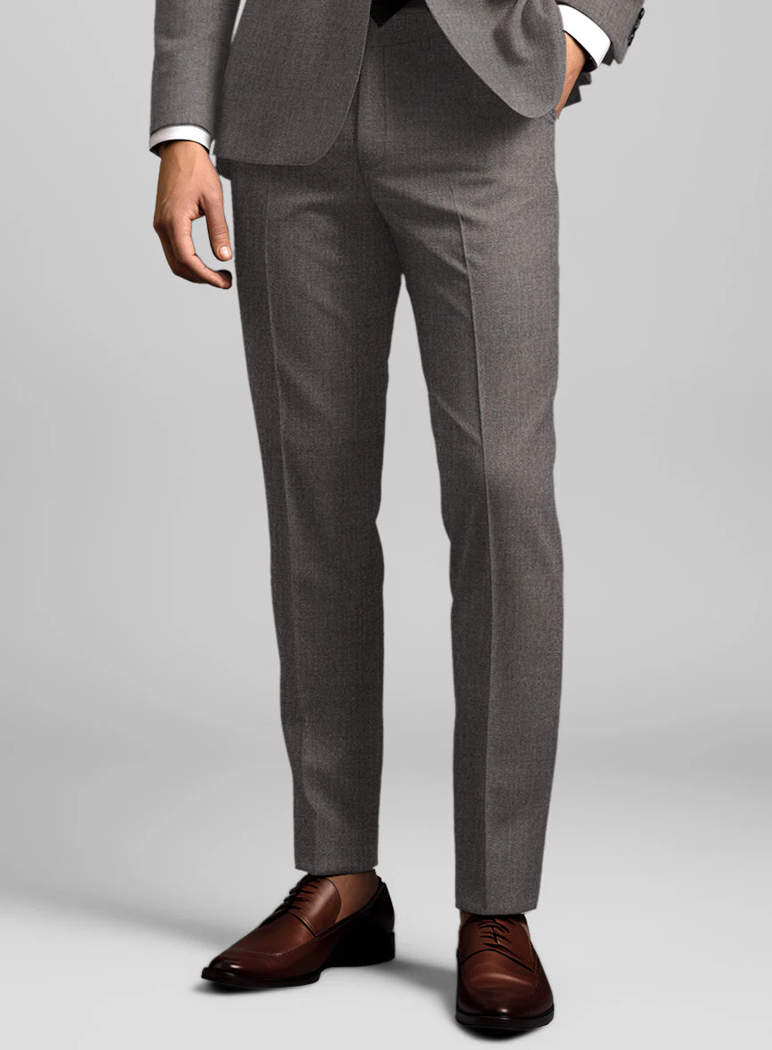 Caccioppoli Sun Dream Brown Wool Silk Suit - Image 6