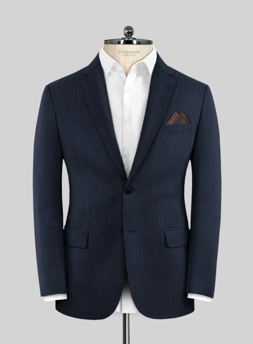 Caccioppoli Sun Dream Kiki Blue Wool Silk Jacket