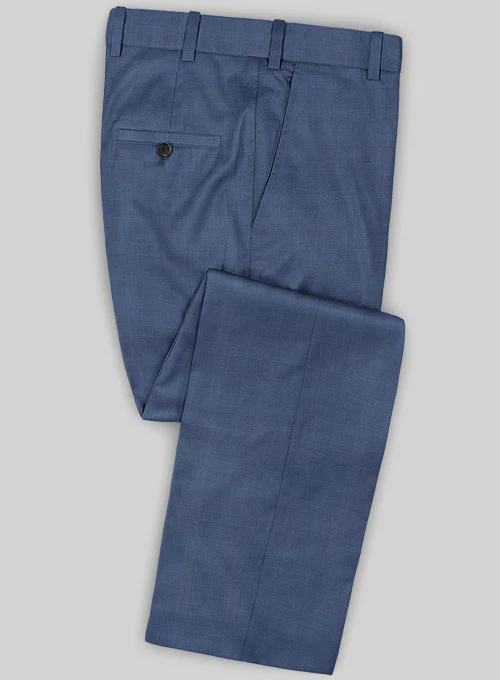 Caccioppoli Sun Dream Prito Blue Wool Silk Suit - Image 4