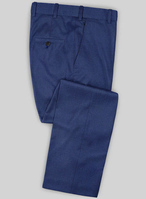 Caccioppoli Sun Dream Royal Blue Wool Silk Suit - Image 4