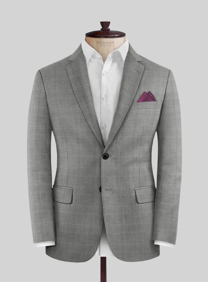 Caccioppoli Sun Dream Spiro Black Wool Silk Jacket