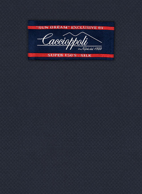 Caccioppoli Sun Dream Zicci Blue Wool Silk Suit - Image 2
